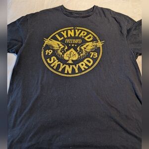 Lynard Skynard Black, Southern Rock T-Shirt. Xl